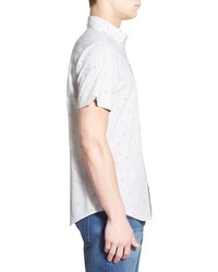 Ben Sherman Seaside Print Mod Fit Short Sleeve Woven Shirt