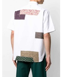 Junya Watanabe MAN Short Sleeve Patchwork Shirt