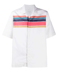 Paul Smith Short Sleeve Stripe Print Shirt