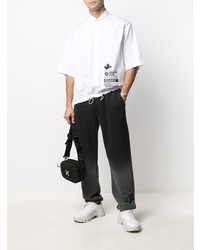 DSQUARED2 Slogan Drawstring Hem Shirt