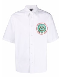 Just Cavalli Smiley Logo Print Shirt