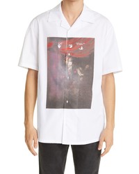 Off-White Sprayed Caravaggio Short Sleeve Button Up Shirt