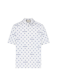 Gucci Star And Cotton Shirt