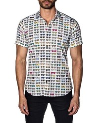 Jared Lang Sunglasses Print Sport Shirt