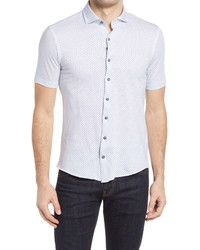 johnnie-O Top Shelf Mozzie Neat Short Sleeve Button Up Shirt