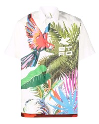 Etro Tropical Print Short Sleeve Shirt