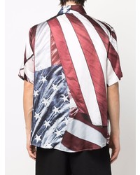 424 Usa Flag Printed Shirt