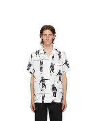 Wacko Maria White Bob Marley Edition Hawaiian Short Sleeve Shirt