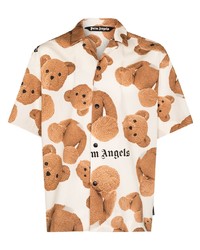 Palm Angels X Browns 50 Bear Print Shirt