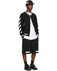 Off-White Black Diagonal Arrows Shorts