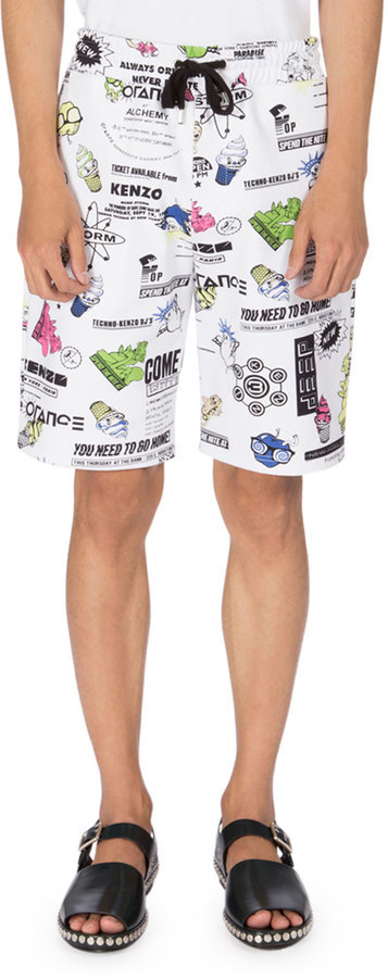 kenzo sweat shorts