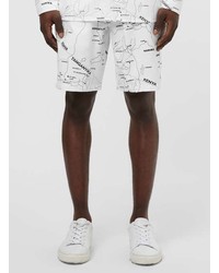 Daily Paper Off White Map Print Shorts
