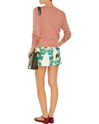 M Missoni Printed Cotton And Silk Blend Shorts