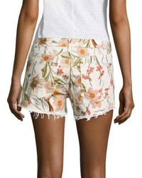 7 For All Mankind Tropical Printed Cutoff Shorts