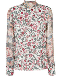 See by Chloe See By Chlo Floral Print Neck Tie Blouse