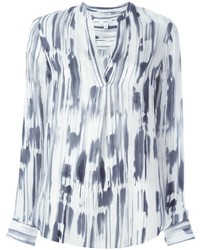 Vince Abstract Print Blouse