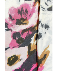 By Malene Birger Regal Floral Print Silk Tapered Pants