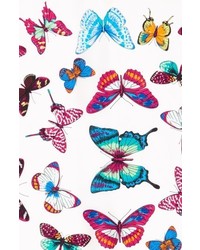 Echo Butterfly Print Silk Square Scarf
