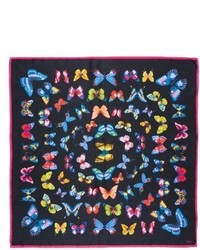 Echo Butterfly Print Silk Square Scarf