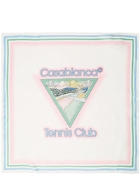 Casablanca White Tennis Club Icon Scarf