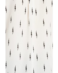 Equipment Kate Moss For Slim Signature Print Silk Shirt