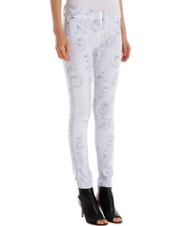 Rob-ert Each X Other Robert Montgomery Print Jeans White