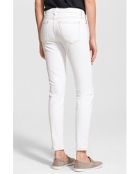 Current/Elliott The Ankle Skinny Print Stretch Jeans