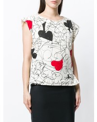 Vivienne Westwood Anglomania Heart Print T Shirt