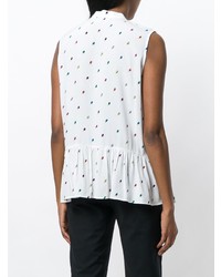 Ps By Paul Smith Printed Sleeveless Blouse