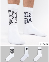Religion 3 Pack Socks With Hell Yeah Text
