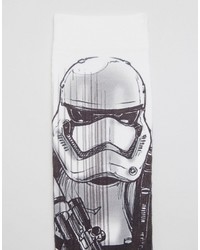 Asos Brand Socks With Star Wars Bb 8 Stormtrooper Print 2 Pack