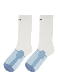 C2h4 Grey And Blue Time Supervisor Expert Socks