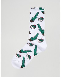 HUF Socks With Cactus Print