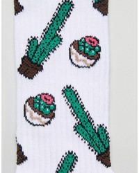 HUF Socks With Cactus Print