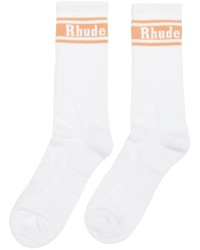 Rhude Stripe Logo Socks