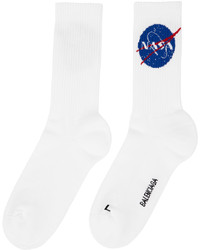 Balenciaga White Space Socks
