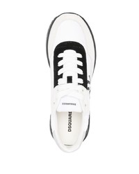 DSQUARED2 Two Tone Logo Print Sneakers