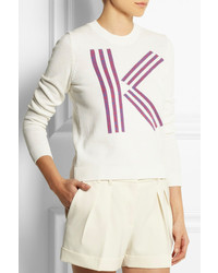 Kenzo K Intarsia Cotton Sweater