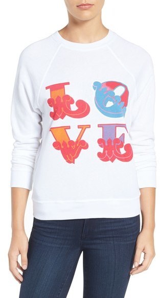 rebecca minkoff love sweatshirt