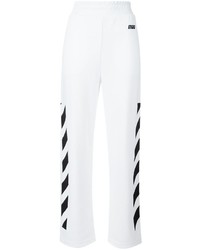 Off-White Stripe Print Sweat Pants
