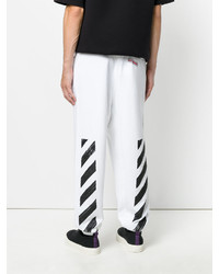 Off-White Stripe Print Track Pants