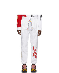 Reebok By Pyer Moss White Collection 3 Woven Franchise Track Pants