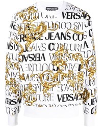 VERSACE JEANS COUTURE Barocco Logo Print Sweatshirt
