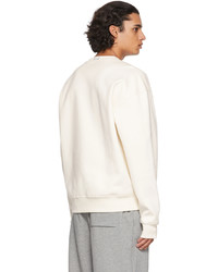 Ader Error Beige Camper Edition Blanco Sweatshirt