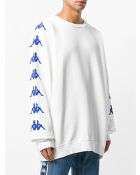 Paura Danilo X Kappa Printed Oversized Sweatshirt