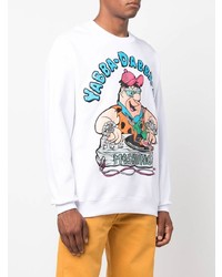 Moschino Flintstones Print Sweatshirt