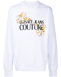 VERSACE JEANS COUTURE Logo Baroque Print Sweatshirt