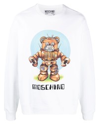 Moschino Logo Organic Cotton Sweatshirt
