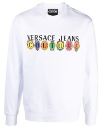 VERSACE JEANS COUTURE Logo Print Cotton Sweatshirt