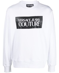 VERSACE JEANS COUTURE Logo Print Cotton Sweatshirt